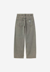 W' Brandon blue-leathergarmentdyed Rueckenansicht
