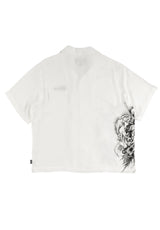 Torment printed linen white Rueckenansicht