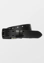 Two Spike Leather black Vorderansicht