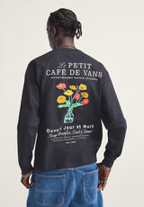 Cafe Vans black Rueckenansicht