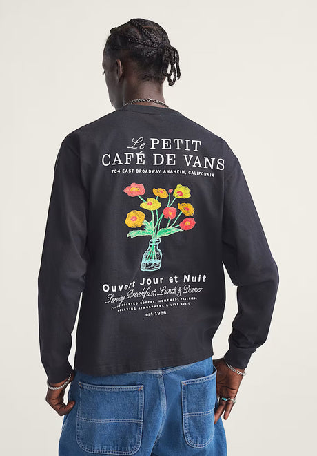 Cafe Vans black Rueckenansicht
