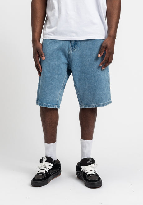 Boogy Short lightbluewashed Vorderansicht