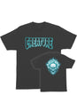Bonehead Glitch Heavyweight charcoal Vorderansicht