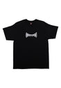 Embroidered Span Heavyweight black Vorderansicht