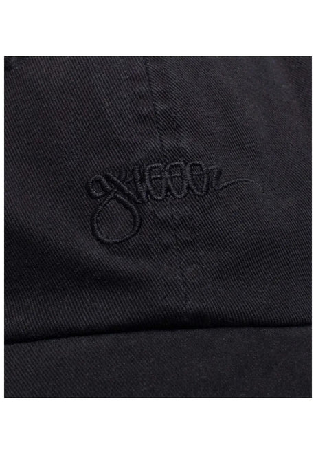 Tag 6-Panel Polo Snapback black-washed Rueckenansicht