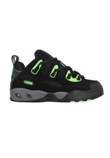 D3 E black-charcoal-green Vorderansicht