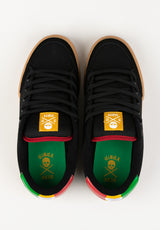 Lopez 50 black-rasta-gum Closeup2