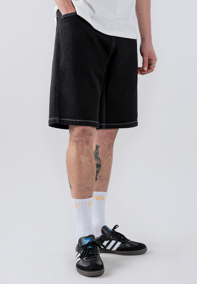 Boogy Short blackdenim Vorderansicht