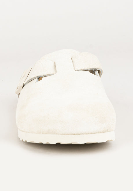 Boston Suede Leather Narrow antiquewhite Rueckenansicht