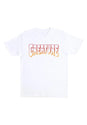 Logo Outline Heavyweight white-red Vorderansicht
