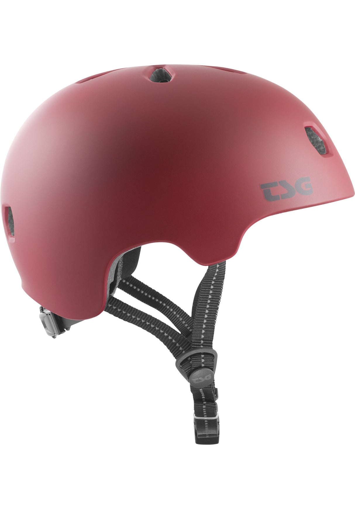 Meta Solid Color satin oxblood Rueckenansicht