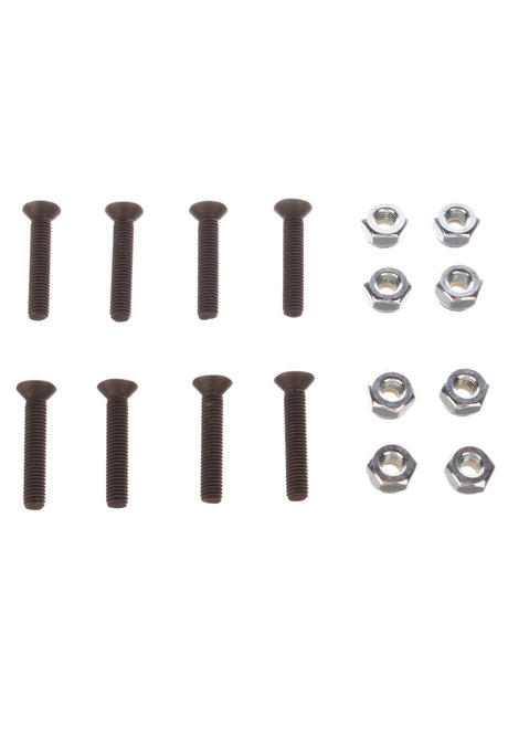 1-1/8''-Kreuz Longboard Set no color Rückenansicht