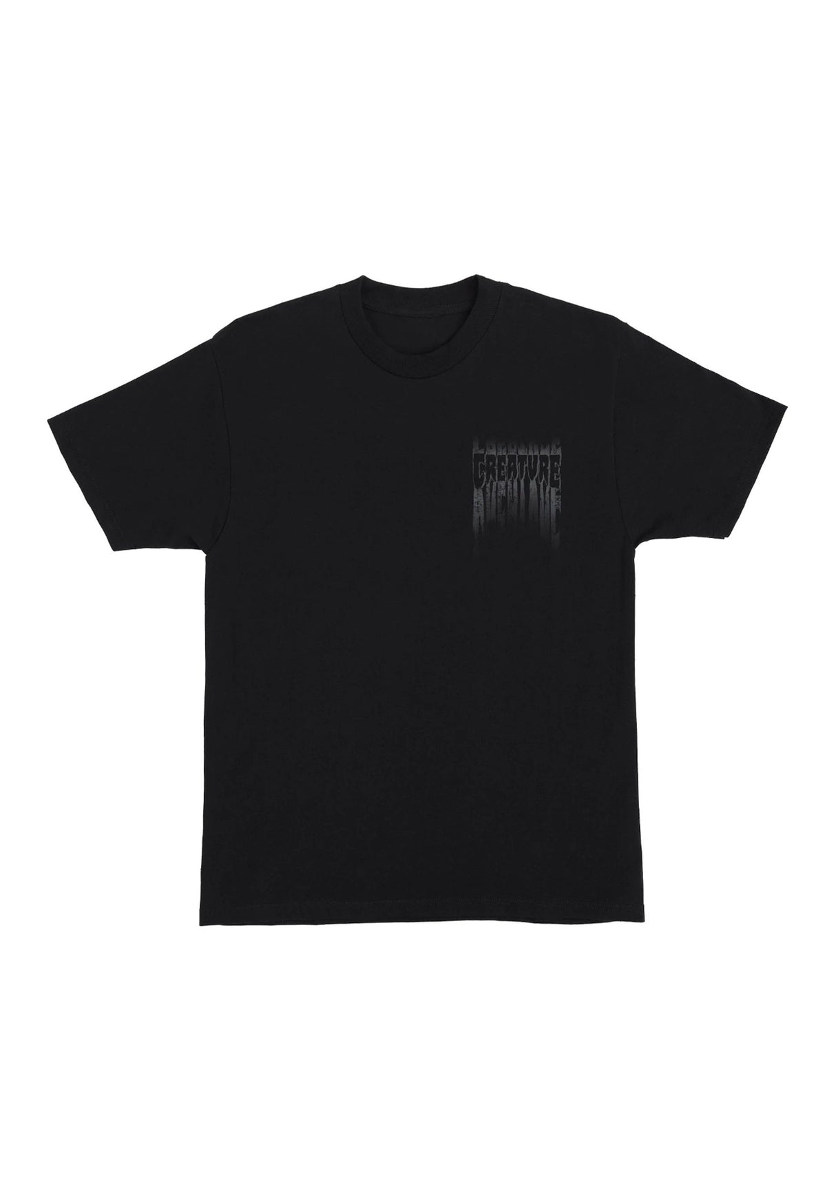 Tattered heavyweight black Rueckenansicht